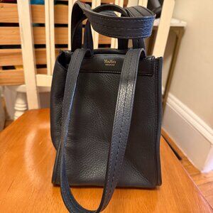 Vintage MaxMara Navy Leather Purse